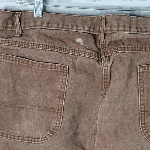 Dickies Brown Canvas Work Pants Painters Fashion Work Wear Men's Size 42 x 30 - Picture 10 of 16